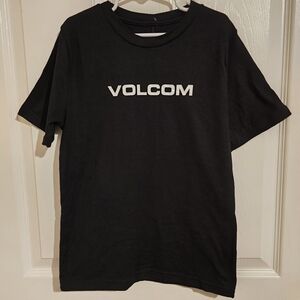 NWT Volcom Boys Short‎ Sleeve Logo Black & White T-shirt Size 6 Small